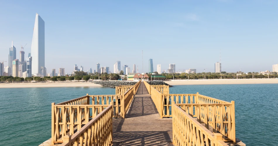 Sunset Walks Along the Kuwait Corniche
